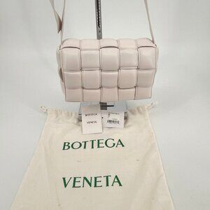 Bottega Veneta Padded Cassette Crossbody Bag Ivory Off White Made in Italy